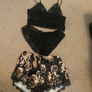 Lingerie/ PJ set. Never worn! Large